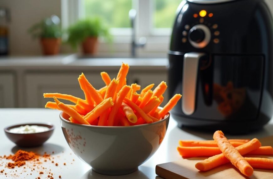 Wortelfrietjes uit de Airfryer: het ideale recept om eens iets anders dan aardappelen te proberen